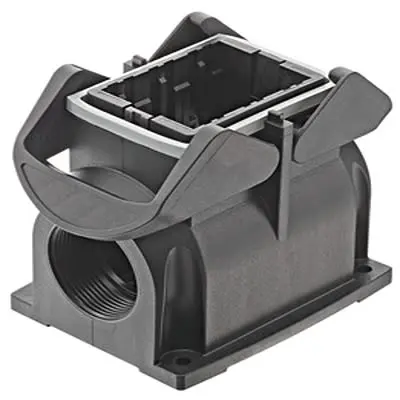 Produktfoto 1 von HARTING Han Eco Modular Oberflächenmontiertes Gehäuse Doppelter Hebel 2, Oberfläche 6B Oberflächenmontiertes Gehäuse,