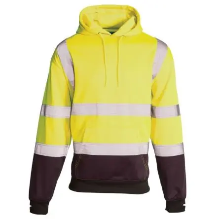 Produktfoto 1 von Supertouch Unisex Sweatshirt, 100 % Polyester Marine, Gelb, Größe S