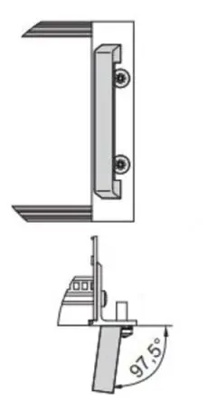 Produktfoto 1 von nVent SCHROFF Griff, Griff, Aluminium