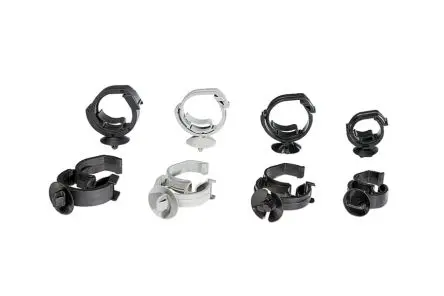HellermannTyton Kabelhalter Clip Steckend, Kabel-Ø 13mm Nylon Schwarz