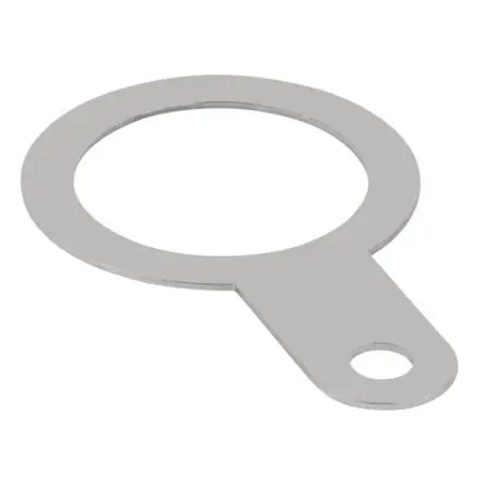 Produktfoto 1 von ABB Glands Messing vernickelt Kabelrohr Befestigung M32 Schwarz, Gelb Vernickelt-Finish