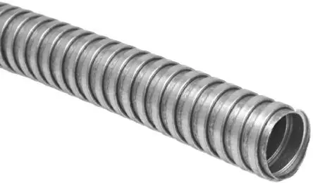 Produktfoto 1 von RS PRO KMS Kabelrohr Unbeschichtet Galvanisierter Stahl, Ø 16 mm nom. x 30 m IP40