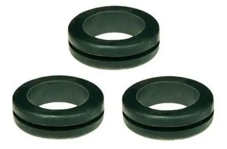 SES Sterling DA 48 Kabeltülle 1.5 mm min., Typ Kabeltülle bis Ø 4.8 mm Loch ø 8.5 mm Chloropren-Kautschuk Schwarz -30 °C