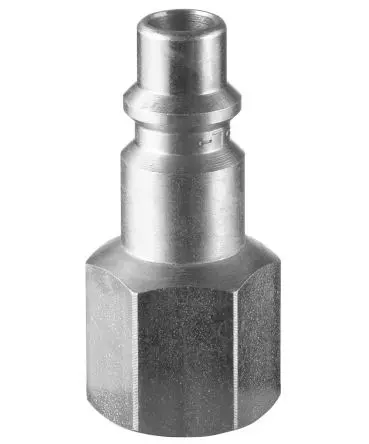 Produktfoto 1 von PREVOST Stecker für pneumatische Schnellkupplung, Behandelter Stahl 1/4 in Buchse, BSP