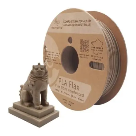 Produktfoto 1 von NANOVIA PLA 3D-Druckmaterial, Braun, 2.85 mm, Fused Deposition Modeling (FDM), 2 kg