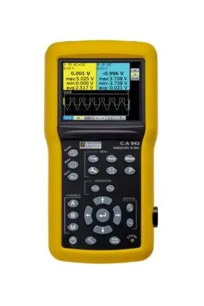 Produktfoto 1 von Chauvin Arnoux CA Digital Tragbar Digital-Oszilloskop 40 MHz 2-Kanal