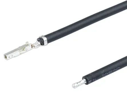 Produktfoto 1 von Molex Mini-Fit 226197 Vorgecrimpter Anschluss Anschlusslitze, Schwarz, 300 mm