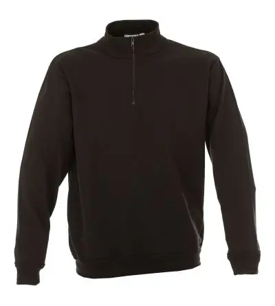 Produktfoto 1 von JRC 988363 Unisex Sweatshirts & Fleecejacken, 70 % Baumwolle, 30 % Polyester Schwarz Reißverschluss, Größe L