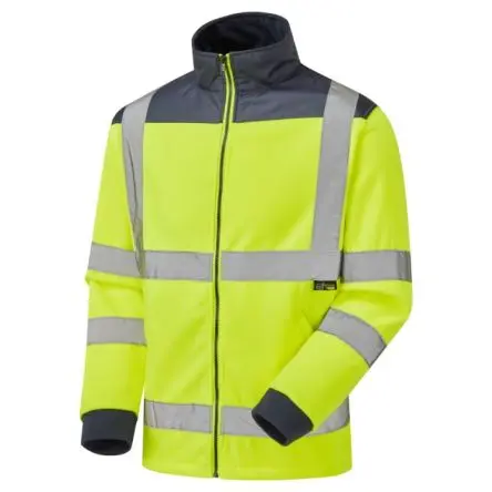 Produktfoto 1 von Supertouch 3784 Unisex Fleecejacke, Fleece-Jacke, Polyester Gelb Reißverschluss, Größe M