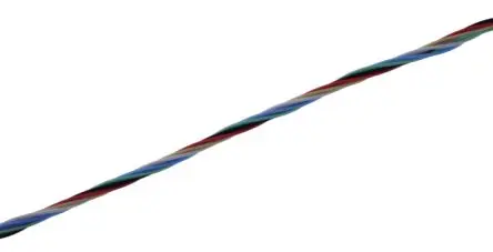 Produktfoto 1 von MICROWIRES TWJ Twisted-Pair-Kabel 0.05 mm² 100 m Perfluoralkoxyalkan isoliert Grau