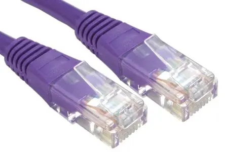 Produktfoto 1 von RS PRO Kat. 6 Ethernet-Kabel, 10 m, Violett U/UTP Stecker, A RJ45 Stecker, B RJ45, Polyvinylchlorid