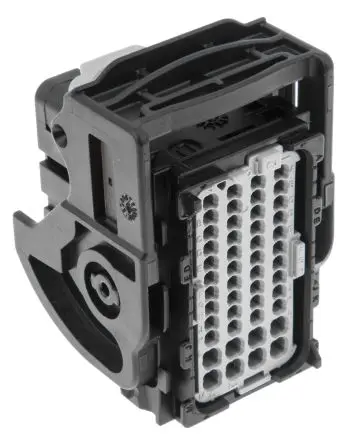 Produktfoto 1 von Molex 64320 Kfz-Steckverbinder, Kabel, Steckerbuchse, Crimpbefestigung, Buchse, 48-polig, Schwarz / 4-reihig