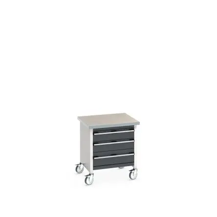 Produktfoto 1 von Bott Mobile Aufbewahrungsbank Tragbar Stahl Werkbank L. 750 mm B. 750mm H. 840 mm, Traglast 300kg