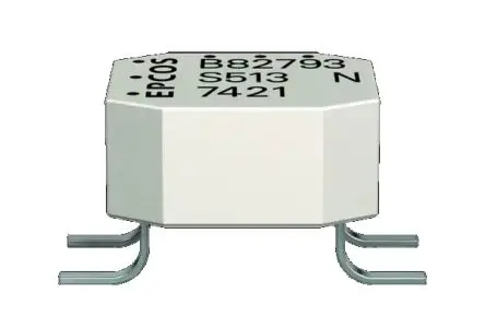 Produktfoto 1 von TDK B82793C0/S0 1200 A Gleichtaktdrossel, 5 μH 60 mΩ, 0.06 Ω 42V / 60Hz, 60 °C Oberfläche AEC-Q200