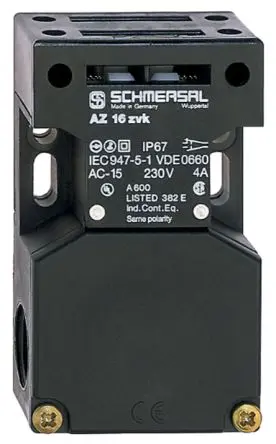 Produktfoto 1 von Schmersal AZ16 Sicherheits-Verriegelungsschalter Mit Schlüssel Mit Schlüssel 1 Glasfaserverstärkter Kunststoff
