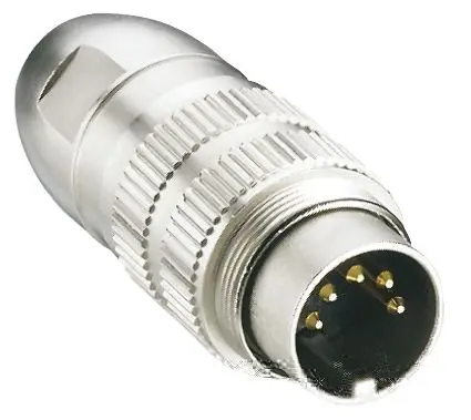 Produktfoto 1 von Lumberg 331 M16 DIN-Stecker Gerade 5-polig, DIN EN 60529, 60V ac 5A IP68 Kabel, Mit Gewinde Stecker