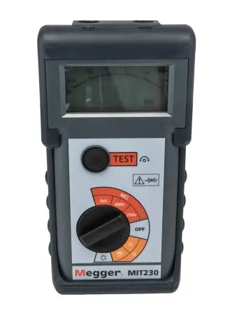 Produktfoto 1 von Megger MIT230HD Isolationsprüfer 250 V, 1000 V Isolations- & Durchgangsprüfgerät 1000 mΩ CAT III