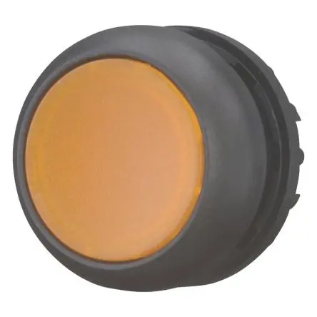 Produktfoto 1 von Eaton M22 Druckschalter Orange wartungsfrei Ø 22.5 mm, IP67, IP69K