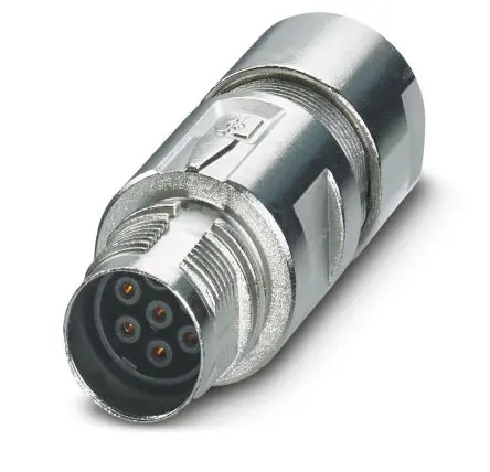Produktfoto 1 von Phoenix Contact M17 PRO M17 M17 Rundsteckverbinder Buchse 7-polig Buchse 14A Kabel IP67, IP68