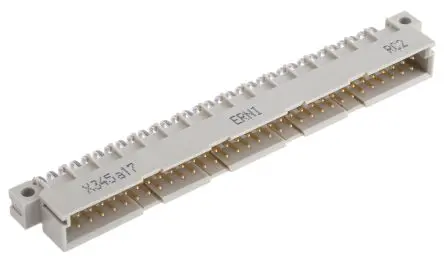 Produktfoto 1 von Fischer Klasse C2 DIN 41612 Stecker gewinkelt, 64-polig / 2-reihig, Raster 2.54 mm Raster Stecker