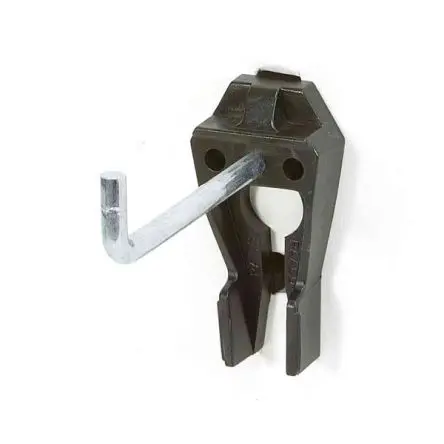 Produktfoto 1 von Raaco Gebogener Haken glatt Stahl, Acetal