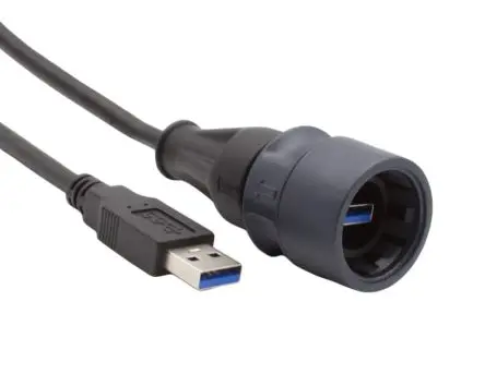 Produktfoto 1 von Bulgin Stecker USB-Kabel, USB Stecker / USB, 3 m USB 3.0