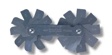 Produktfoto 1 von Moore & Wright Radius- & Konturlehre 5 Zoll