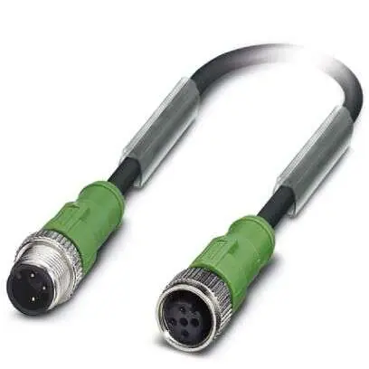 Produktfoto 1 von Phoenix Contact 1681, 3-polig Sensor-Betätigungselementkabel, M12 Stecker 3 / M12 Buchse, Länge 3 m