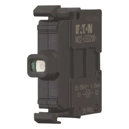Produktfoto 1 von Eaton M22 LED Lichtmodul Dauer-Licht 264V ac Weiß AC IP20 x 10 mm