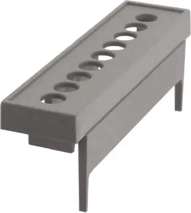 CAMDENBOSS Polycarbonat Klemmenabdeckung, 14mm CNMB-DIN-Schienengehäuse x 88 mm