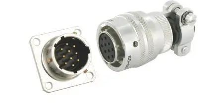 Produktfoto 1 von Amphenol Socapex, PT06E Rundsteckverbinder Gerade, 12-polig, 600V, Kabel, Gehäuse 14 Stecker, MIL-DTL-26482 Stecker