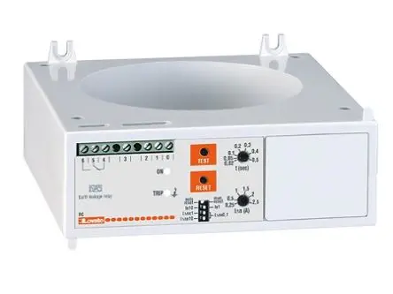 Produktfoto 1 von Lovato Erdschlussrelais 50 to 60 Hz, 0.25 to 2.5 A 1-poliger Umschalter Ausgang 0.2 s Taste