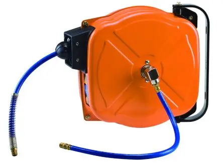 Produktfoto 1 von RS PRO Druckluft-Schlauchaufroller 12 m Schlauch inklusive Innen ø 8 mm, Außen-Ø 12 mm