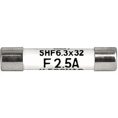 Produktfoto 1 von Schurter SHF Patronensicherung F / 0.5A 6.3 x 32 mm 500V ac Keramik