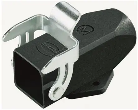 HARTING 1937 Kappe für robusten Stromversorgungsstecker 1 Hebel 1, Oberfläche 3A Steckverbindergehäuse, IP65, IP67