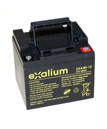 Exalium EXA40-12 Bleiakku, 12 V / 40.00 Ah, 166mm x 171 mm x 151 mm