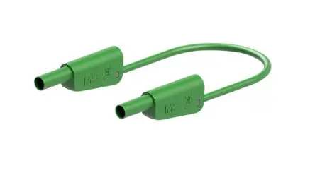 Produktfoto 1 von Staubli Messleitung 32A Stecker / Stecker, Grün Polyvinylchlorid-isoliert 150 cm, 1000V, 600 V