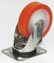 Produktfoto 1 von LAG Drehbar Rolle, Rad ø 100 mm, 150 kg, Ges H. 128 mm, Rad B. 30 mm