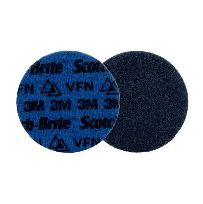 Produktfoto 1 von 3M Scotch-Brite Precision Präzisionskorn Ø 115 mm, Korngröße P150 Sehr Fein 25 pro Paket