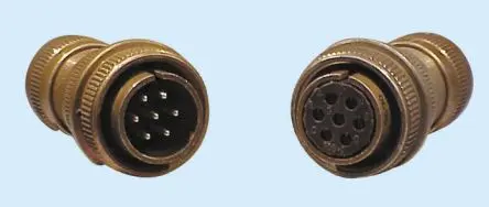 Produktfoto 1 von Glenair, IT Kupferlegierung MIL-Spec Rundsteckverbinder Gerade, 5-polig, 200 V ac, 250V dc, Kabel, Gehäuse 14S Stecker,