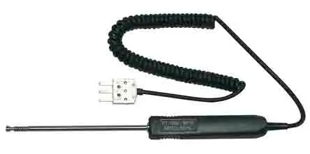 Produktfoto 1 von Chauvin Arnoux Temperatursensor, Pt100, Nadel x 130 mm Nadel, Ø 3 mm, max.Temp 600 °C