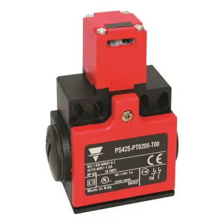 Produktfoto 1 von Carlo Gavazzi PS Sicherheitsendschalter, Schlüssel 1 Schließer/1 Öffner, IP65, Kunststoff 10A