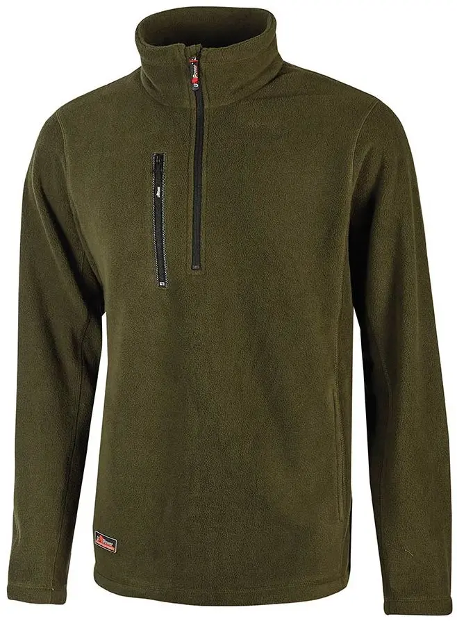 Produktfoto 1 von UPower BERING Herren Sweatshirt, 100 % Polyester Grün Reißverschluss, Größe 2XL
