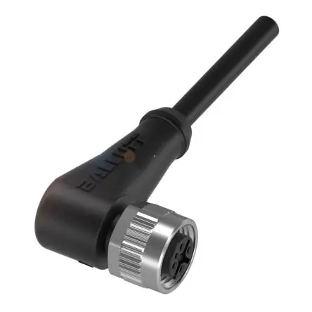 Produktfoto 1 von BALLUFF BCC08, 4-polig Sensor-Betätigungselementkabel, Rechtwinklig Buchse 4 / Nicht abgeschlossen Stecker, Länge 10 m