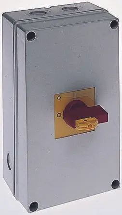 Kraus & Naimer KG Trennschalter 3-polig Panel, Frontmontage 32A 11 kW Rot IP65 3-phasig