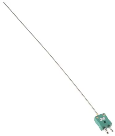 Produktfoto 1 von RS PRO Edelstahl Mineralisoliertes Thermoelement Typ K, Ø 3 mm x 500 mm → 1100 °C, ISO-kalibriert