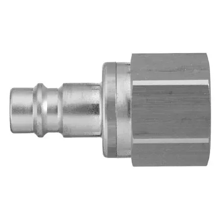 Produktfoto 1 von Legris Pneumatische Schnellsteckkupplung, Messing vernickelt 1/4 in Buchse