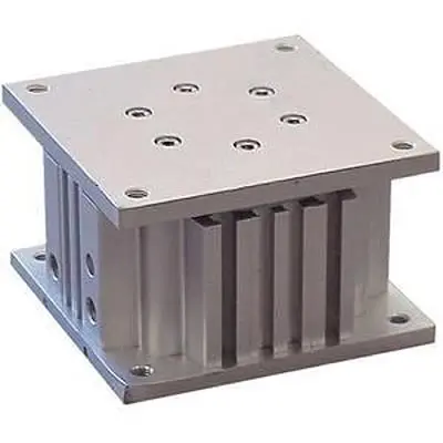 Produktfoto 1 von SMC MGF MGF63-30 Pneumatik-Führungszylinder 30 mm Doppeltwirkend, Bohrung Ø 63 mm bis 1 Mpa