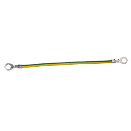 Produktfoto 1 von Schneider Electric PanelSeT Geflochtene Kabel Messing, Kupferlegierung 10 mm² 250 mm 6.4 mm 6.4 mm
