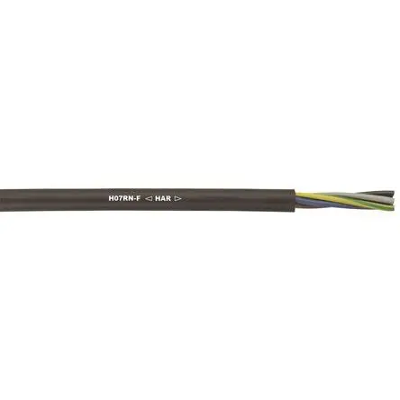 Produktfoto 1 von Lapp H07RN-F Netzkabel, 5-adrig Schwarz, 100 m, Gummi 60 °C